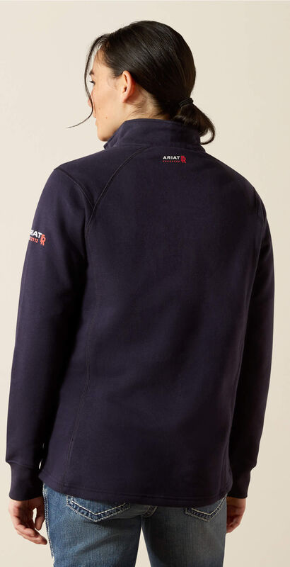 FR Rev 1/4 Zip Top Back